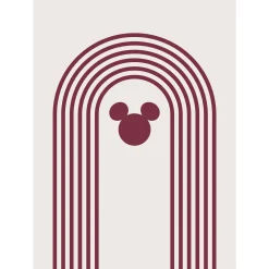 KomarWandbild Minimal Mickey 50x70 cm