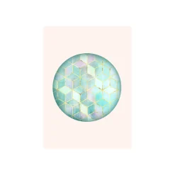 KomarWandbild Mosaik Circle Verde 50x70 cm