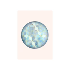 KomarWandbild Mosaik Circle Azzuro 50x70 cm
