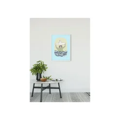 KomarWandbild Paper Ship 50x70 cm