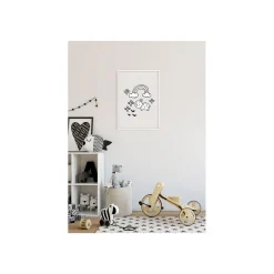 KomarWandbild Scribble Bunny 50x70 cm