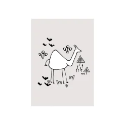 KomarWandbild Scribble Camel 50x70 cm