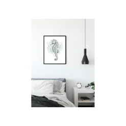 KomarWandbild Sea Horse Watercolor 50x70 cm
