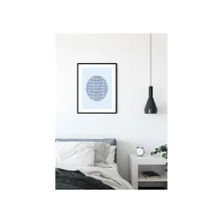 KomarWandbild Shelly Patterns Blue 40x50 cm