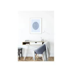 KomarWandbild Shelly Patterns Blue 40x50 cm
