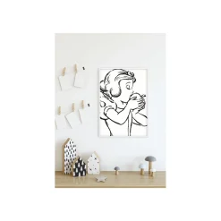KomarWandbild Snow White Apple Bite white 40x50 cm