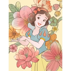 KomarWandbild Snow White Flowers 50x70 cm