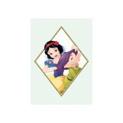 KomarWandbild Snow White & Dopey 50x70 cm