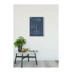 KomarWandbild Star Wars Blueprint X-Wing 50x70 cm