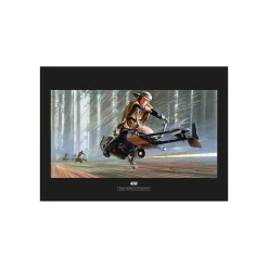 KomarWandbild Star Wars Classic Endor Speeder 50x40 cm