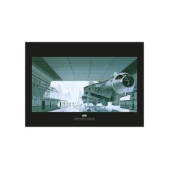 KomarWandbild Star Wars Classic Hangar Shuttle 50x40 cm