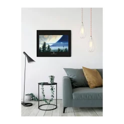 KomarWandbild Star Wars Classic Yavin Lookout 70x50 cm