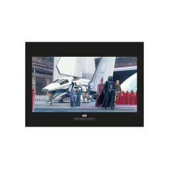 KomarWandbild Star Wars Classic Death Star Shuttle Dock 70x50 cm