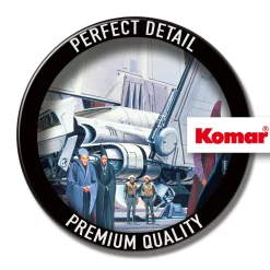 KomarWandbild Star Wars Classic Death Star Shuttle Dock 70x50 cm