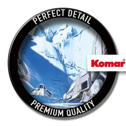KomarWandbild Star Wars Classic Hoth Battle Snowspeeder 50x40 cm