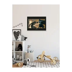 KomarWandbild Star Wars Classic Vader Luke Hallway 50x40 cm