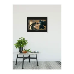 KomarWandbild Star Wars Classic Vader Luke Hallway 70x50 cm