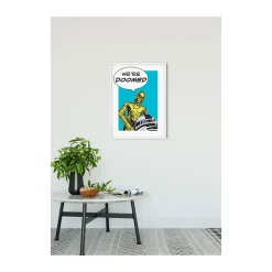 KomarWandbild Star Wars Classic Comic Quote Droids 50x70 cm