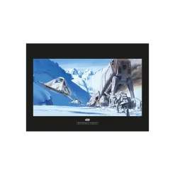 KomarWandbild Star Wars Classic Hoth Battle Snowspeeder 70x50 cm
