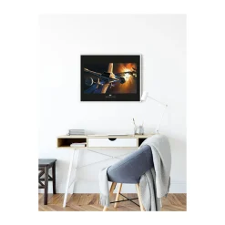 KomarWandbild Star Wars Classic Endor Orbit War 50x40 cm