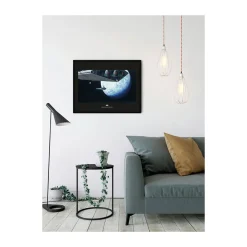KomarWandbild Star Wars Classic Hoth Orbit 50x40 cm