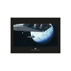 KomarWandbild Star Wars Classic Hoth Orbit 50x40 cm
