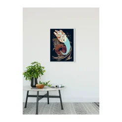 KomarWandbild Star Wars Classic Vector Asteroid Worm 50x70 cm