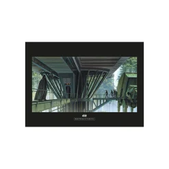KomarWandbild Star Wars Classic Endor Dock 50x40 cm