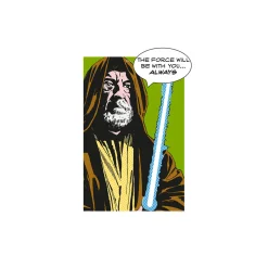 KomarWandbild Star Wars Classic Comic Quote Obi Wan 50x70 cm