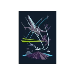 KomarWandbild Star Wars Classic Vector X-Wing 40x50 cm