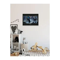 KomarWandbild Star Wars Classic Vader Luke Throneroom 50x40 cm
