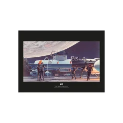 KomarWandbild Star Wars Classic Yavin Hangar 50x40 cm