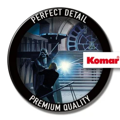 KomarWandbild Star Wars Classic Vader Luke Throneroom 70x50 cm