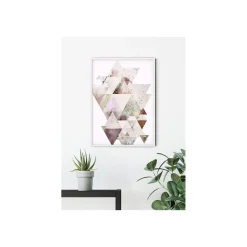 KomarWandbild Triangles Red 50x70 cm