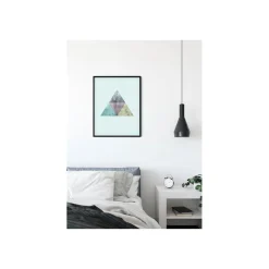 KomarWandbild Triangles Top Blue 50x70 cm