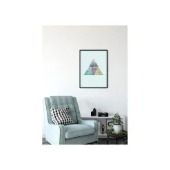 KomarWandbild Triangles Top Blue 50x70 cm