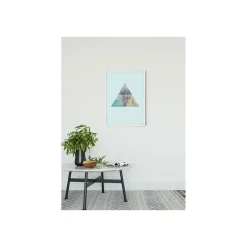 KomarWandbild Triangles Top Blue 50x70 cm