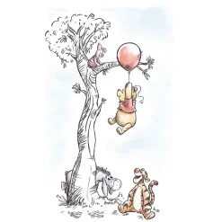 KomarWandbild Winnie the Pooh Hang on 50x70 cm