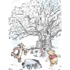 KomarWandbild Winnie the Pooh Playground 50x70 cm