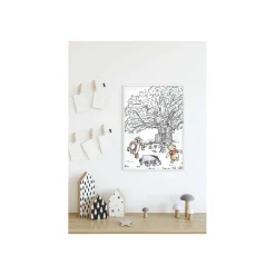 KomarWandbild Winnie the Pooh Playground 50x70 cm