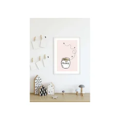 KomarWandbild Winnie the Pooh Hunny Pot 40x50 cm