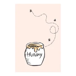 KomarWandbild Winnie the Pooh Hunny Pot 40x50 cm