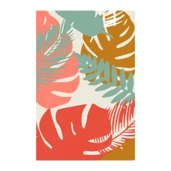 KomarWandbild Winter Tropics Black Panther Plants 50x70 cm