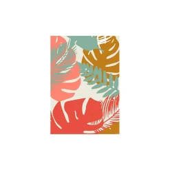 KomarWandbild Winter Tropics Black Panther Plants 50x70 cm
