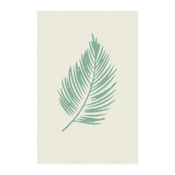 KomarWandbild Winter Tropics Black Panther Palm Leaf 50x70 cm