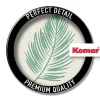 KomarWandbild Winter Tropics Black Panther Palm Leaf 40x50 cm