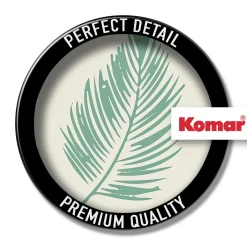 KomarWandbild Winter Tropics Black Panther Palm Leaf 40x50 cm