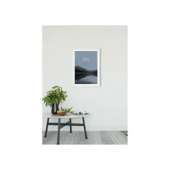 KomarWandbild Word Lake Hush Steel 50x70 cm