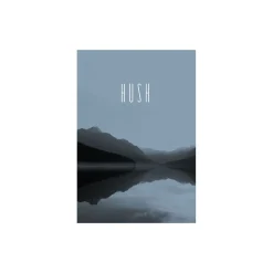 KomarWandbild Word Lake Hush Steel 50x70 cm
