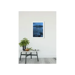 KomarWandbild Word Lake Silence Blue 50x70 cm